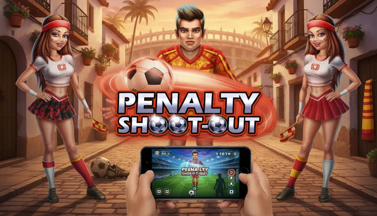 Penalty Shoot Out está disponible para todos los dispositivos móviles modernos como aplicación o juego para navegador