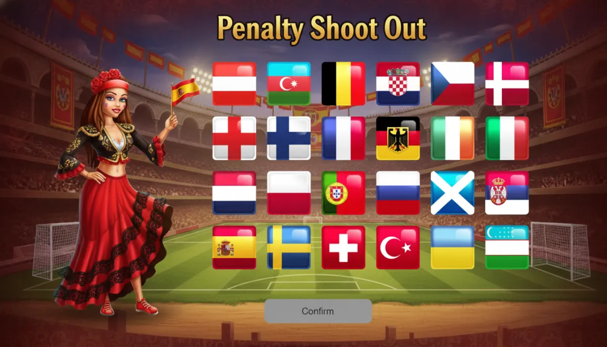 Las diferentes versiones de Penalty Shoot Out hacen que este juego sea aún más atractivo porque implementan diferentes opciones